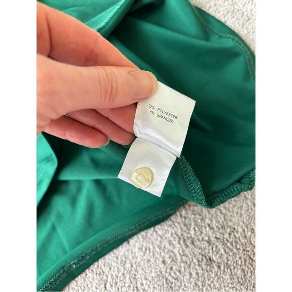 NWOT Masters Kids Youth Performance Tech Green Polo Golf Shirt, $110 C46 - Picture 5 of 6